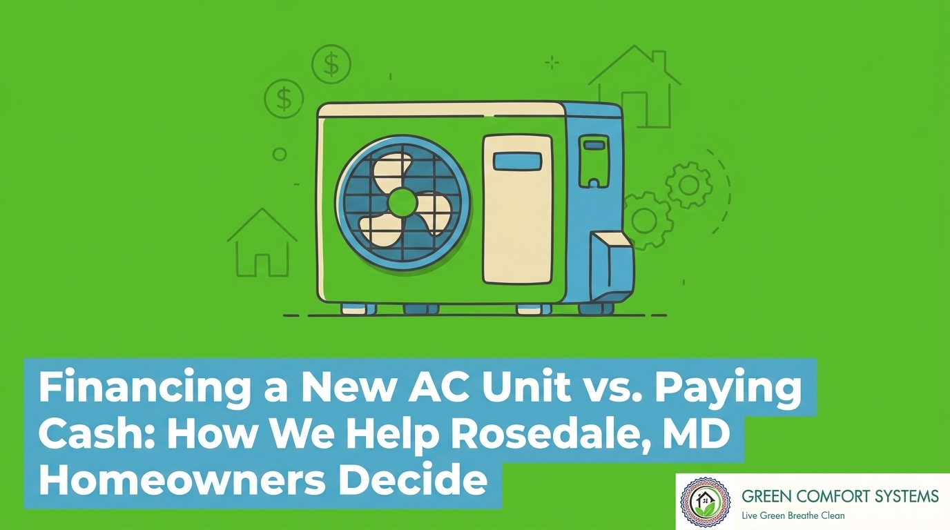 Financing a New AC Unit vs. Paying Cash: How We Help Rosedale Homeowners Decide