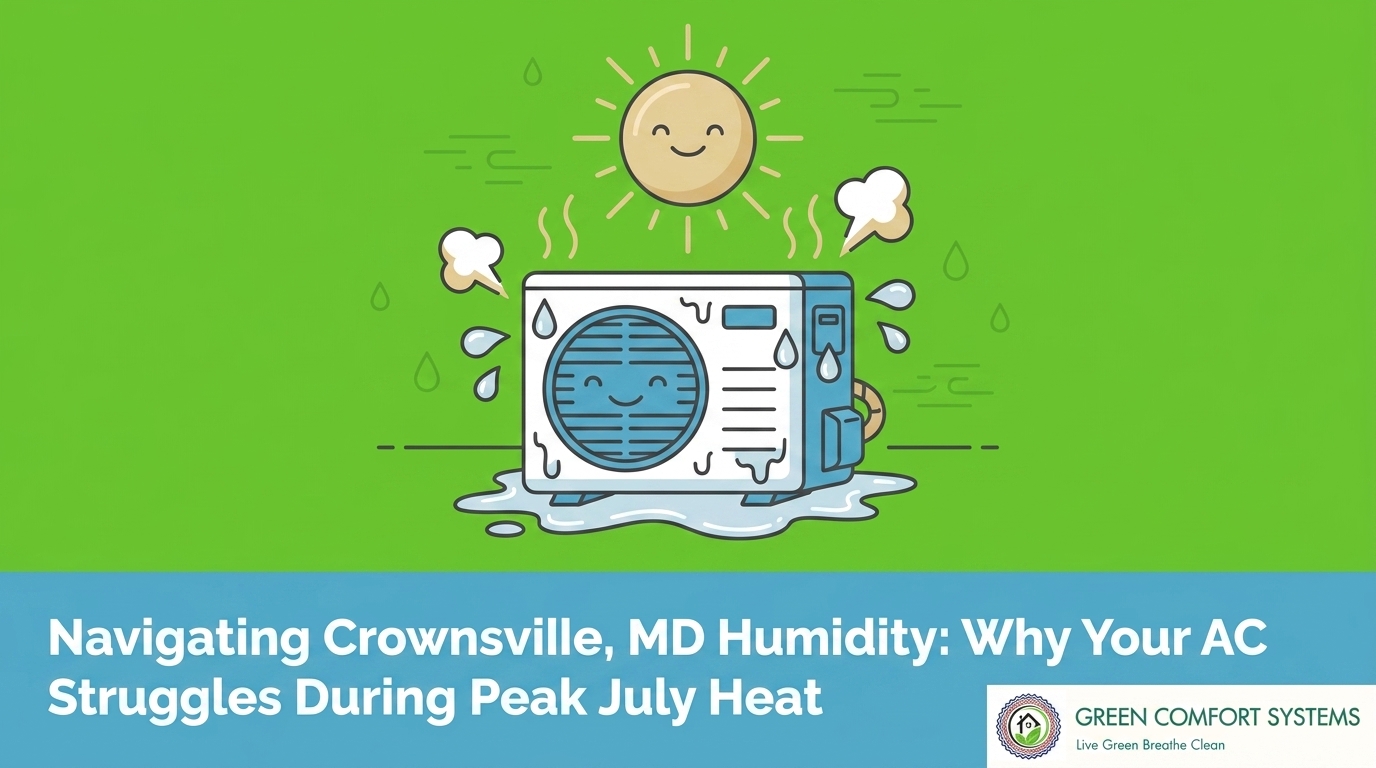 Navigating Crownsville's Humidity: Why Your AC Struggles During Peak July Heat