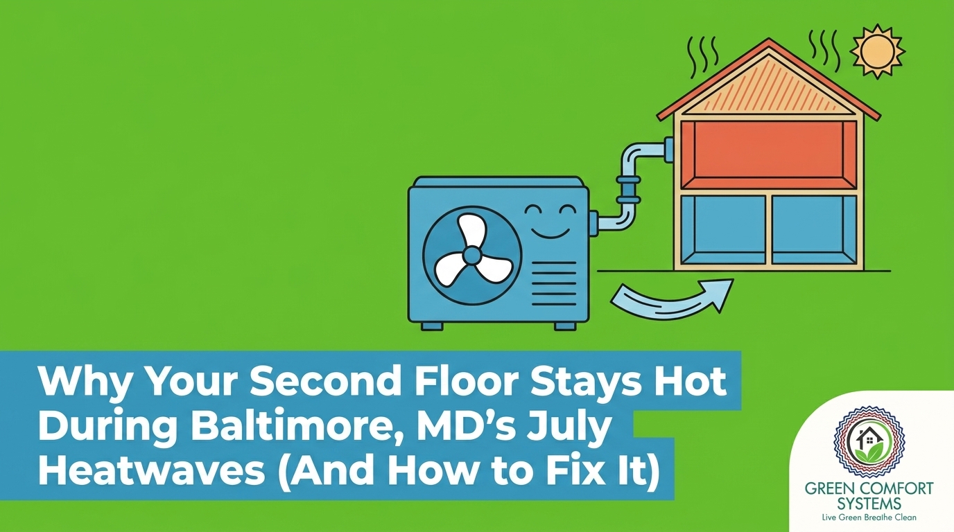 Why Your Second Floor Stays Hot During Baltimore's July Heatwaves (And How to Fix It)