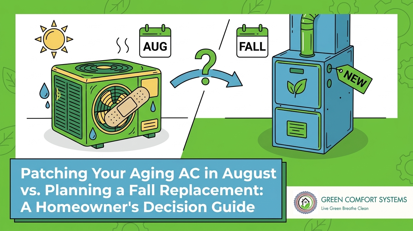 Patching Your Aging AC in August vs. Planning a Fall Replacement