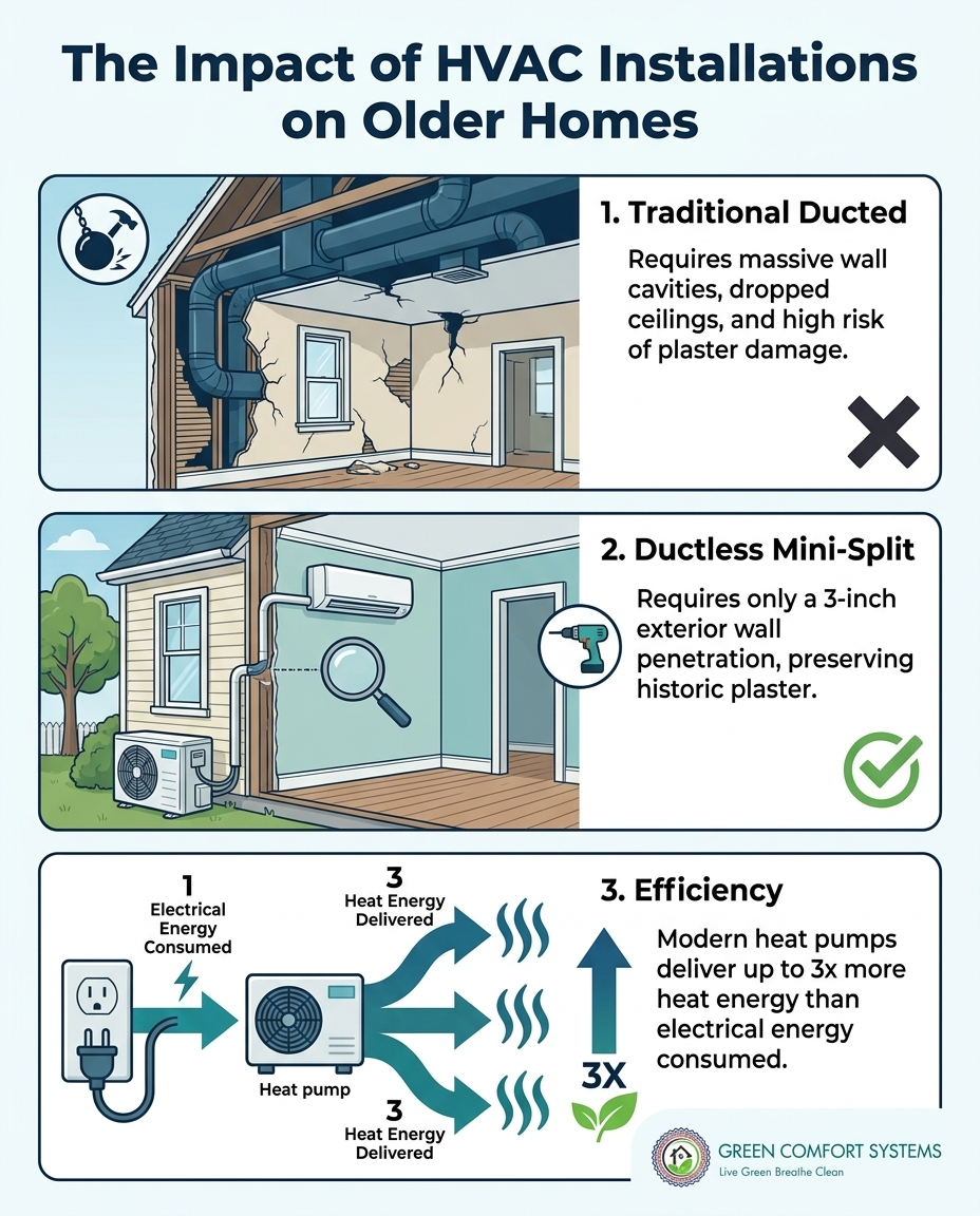 The Impact of HVAC Installations on Older Homes