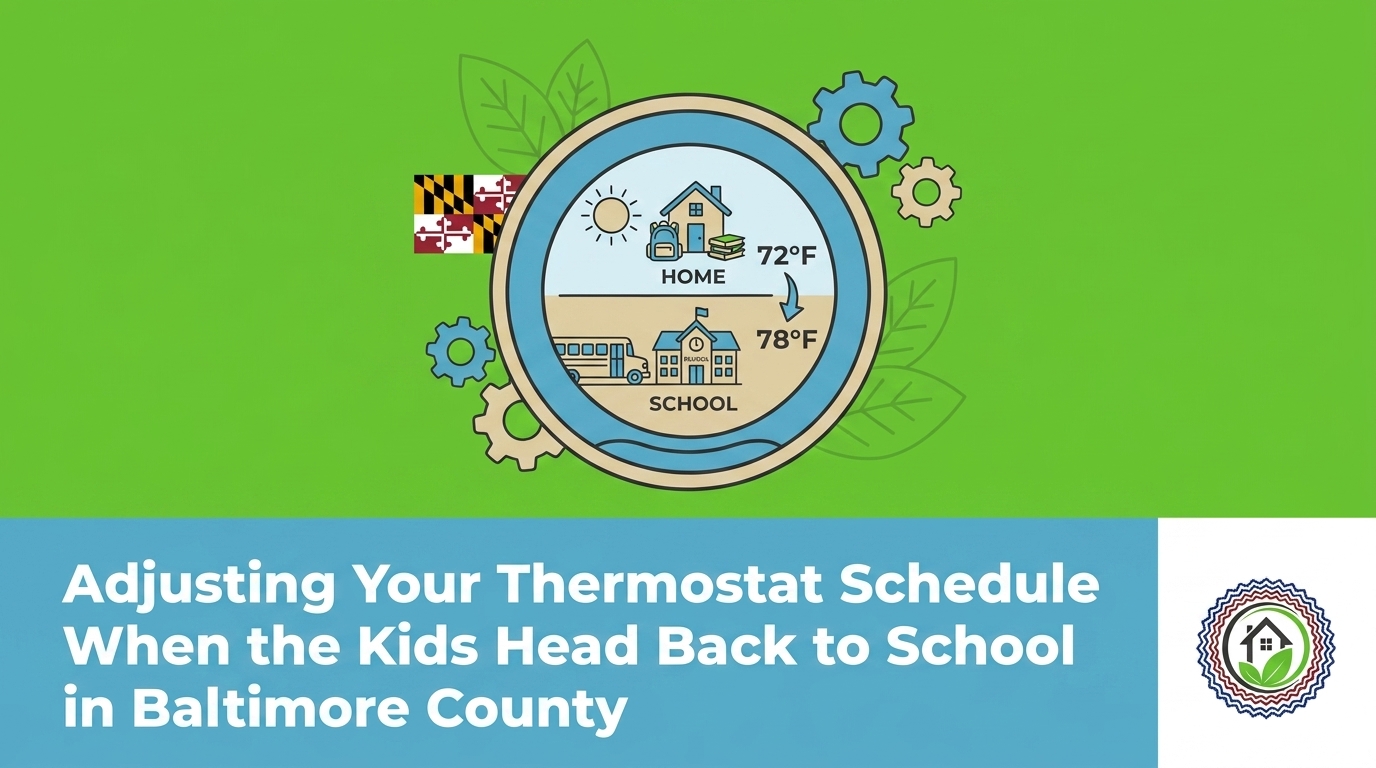 Adjusting Your Thermostat Schedule When the Kids Head Back to School in Baltimore County