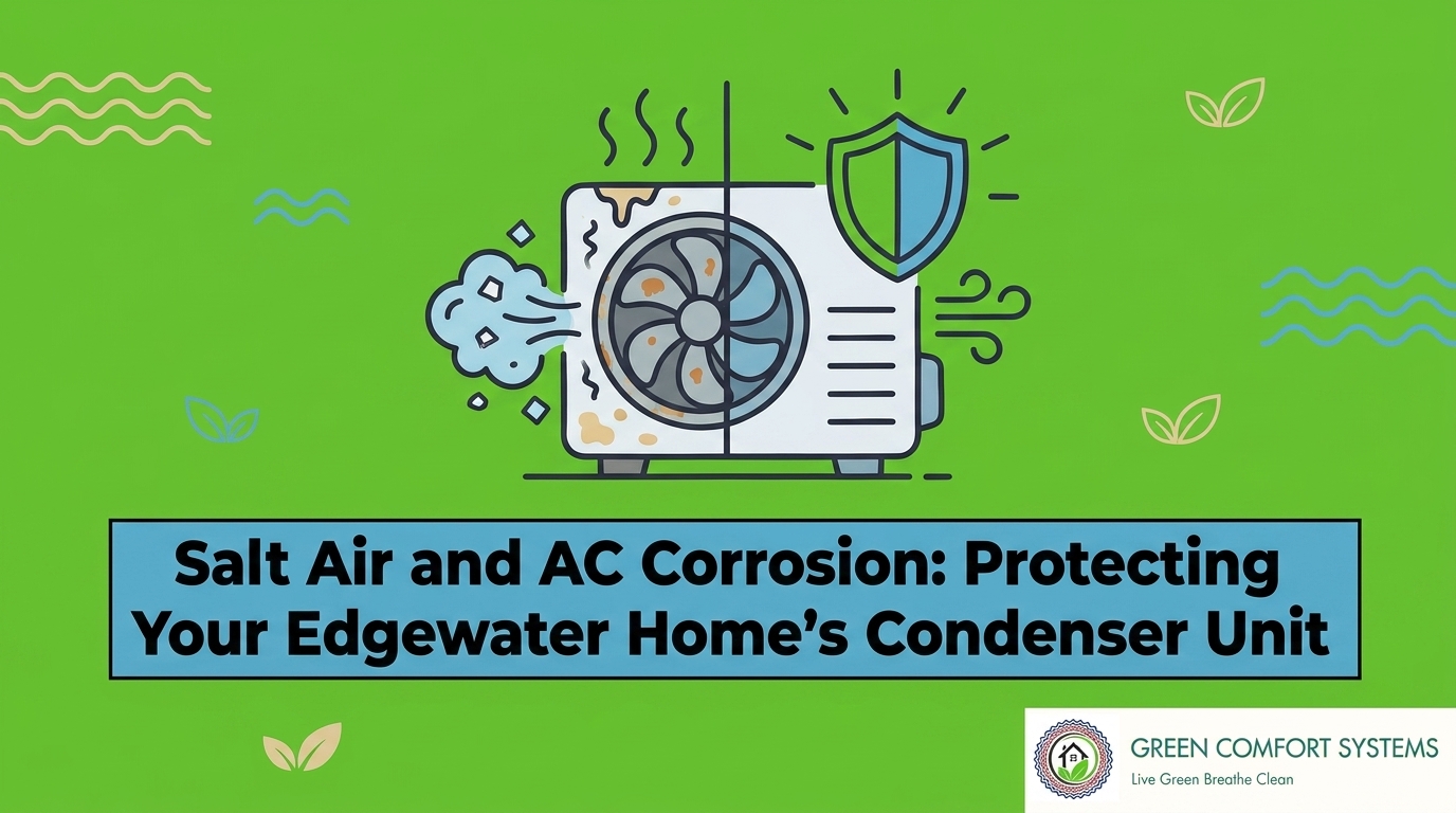 Salt Air and AC Corrosion: Protecting Your Edgewater Home's Condenser Unit