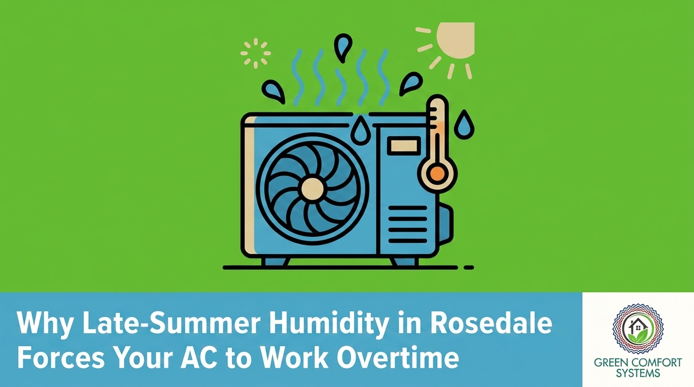 How Late-Summer Humidity in Rosedale Forces Your AC to Work Overtime