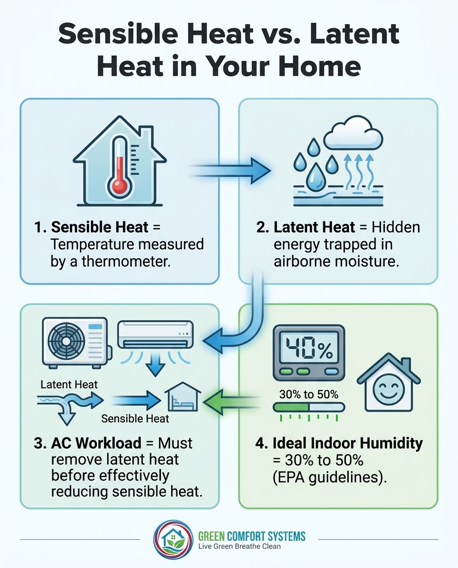 Sensible Heat vs. Latent Heat in Your Home