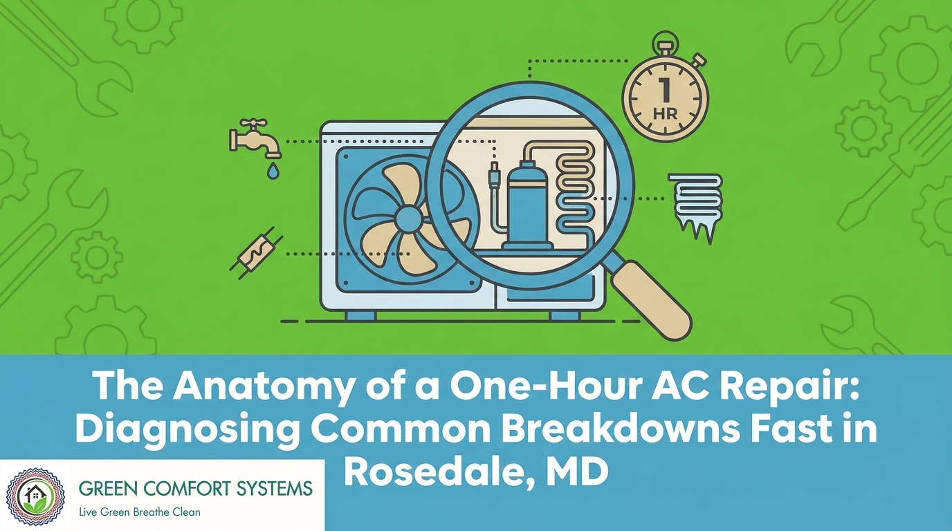 The Anatomy of a One-Hour AC Repair: How We Diagnose Common Rosedale Breakdowns Fast