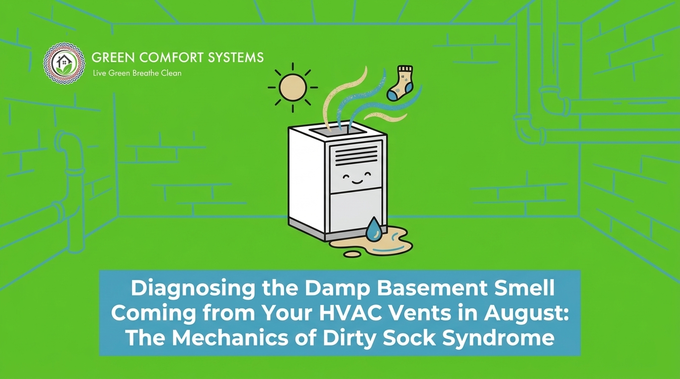 Diagnosing the Damp Basement Smell Coming from Your HVAC Vents in August