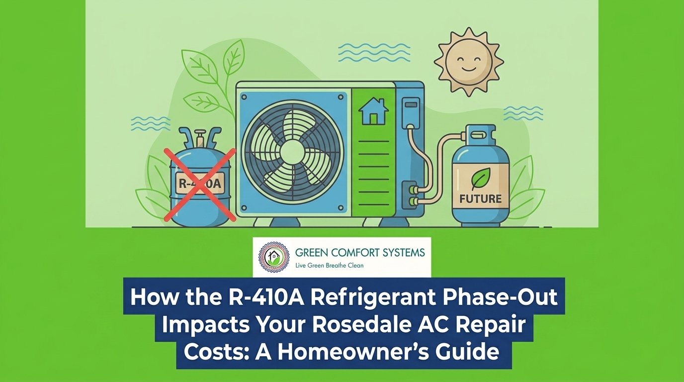How the R-410A Refrigerant Phase-Out Impacts Your Rosedale AC Repair Costs