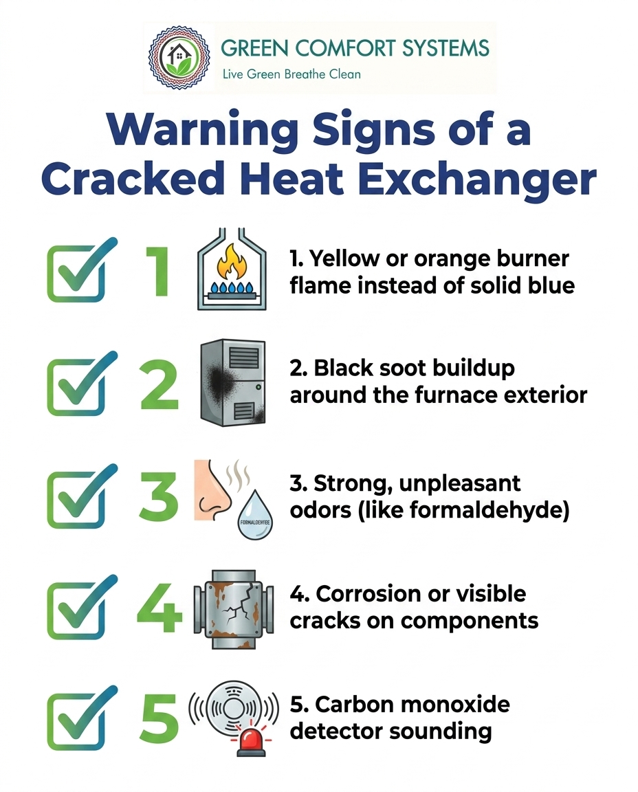 Warning Signs of a Cracked Heat Exchanger