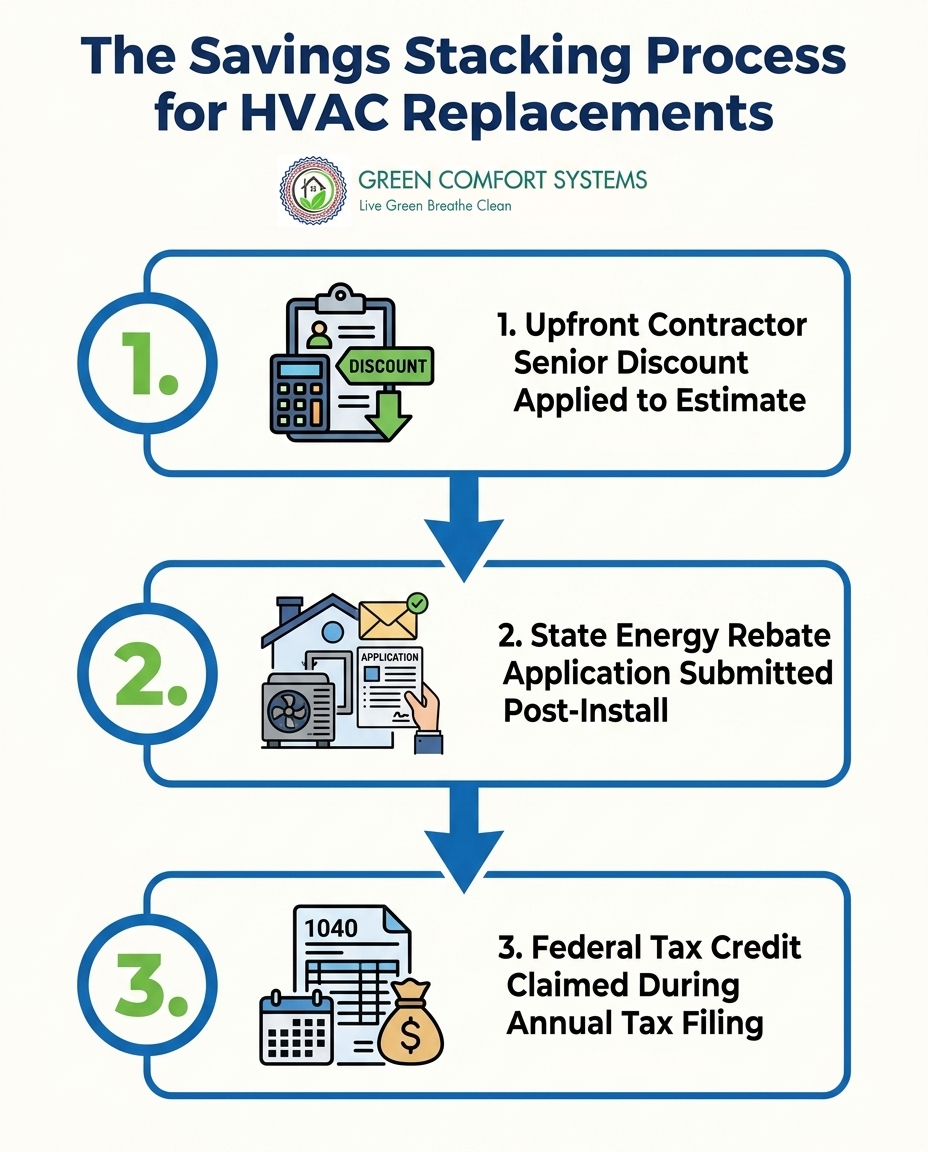The Savings Stacking Process for HVAC Replacements
