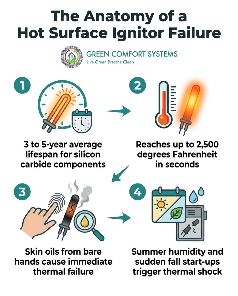 The Anatomy of a Hot Surface Ignitor Failure