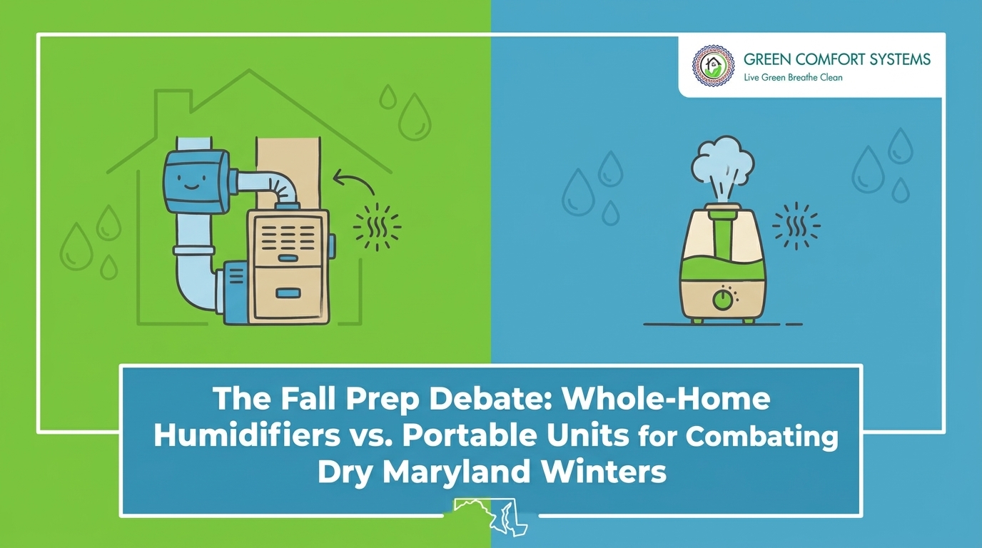 Whole-Home Humidifiers vs. Portable Units for Combating Dry Maryland Winters