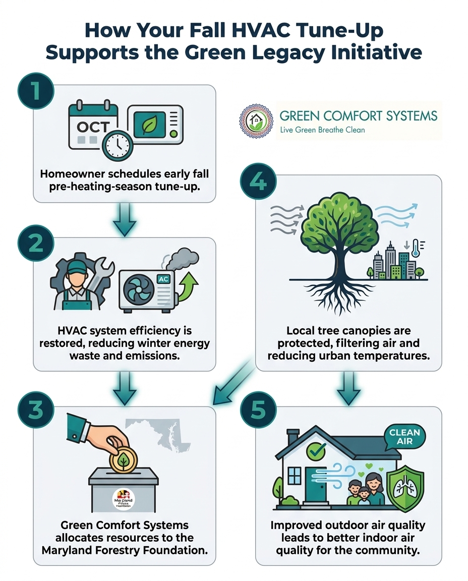 How Your Fall HVAC Tune-Up Supports the Green Legacy Initiative