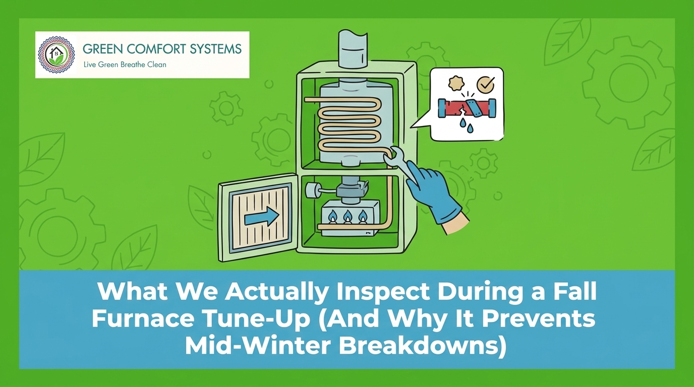 What We Actually Inspect During a Fall Furnace Tune-Up (And Why It Prevents Mid-Winter Breakdowns)