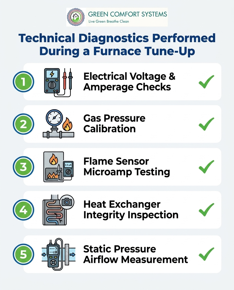 Technical Diagnostics Performed During a Furnace Tune-Up