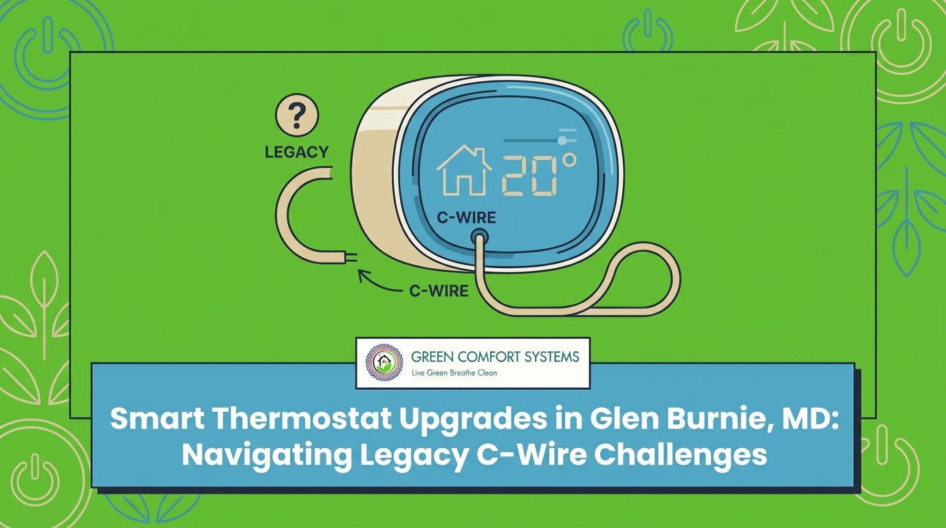 Upgrading to a Smart Thermostat in Glen Burnie: Navigating C-Wire Requirements