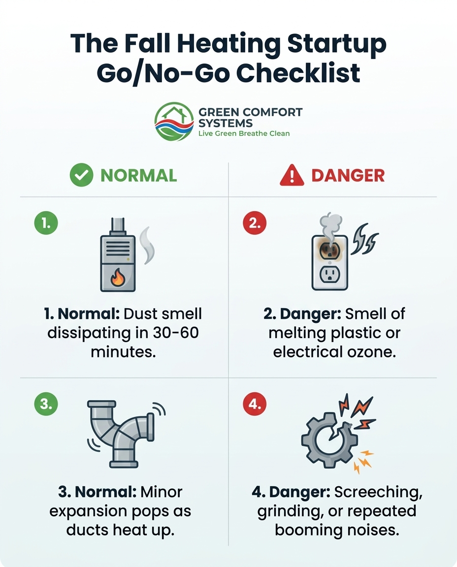 The Fall Heating Startup Go/No-Go Checklist