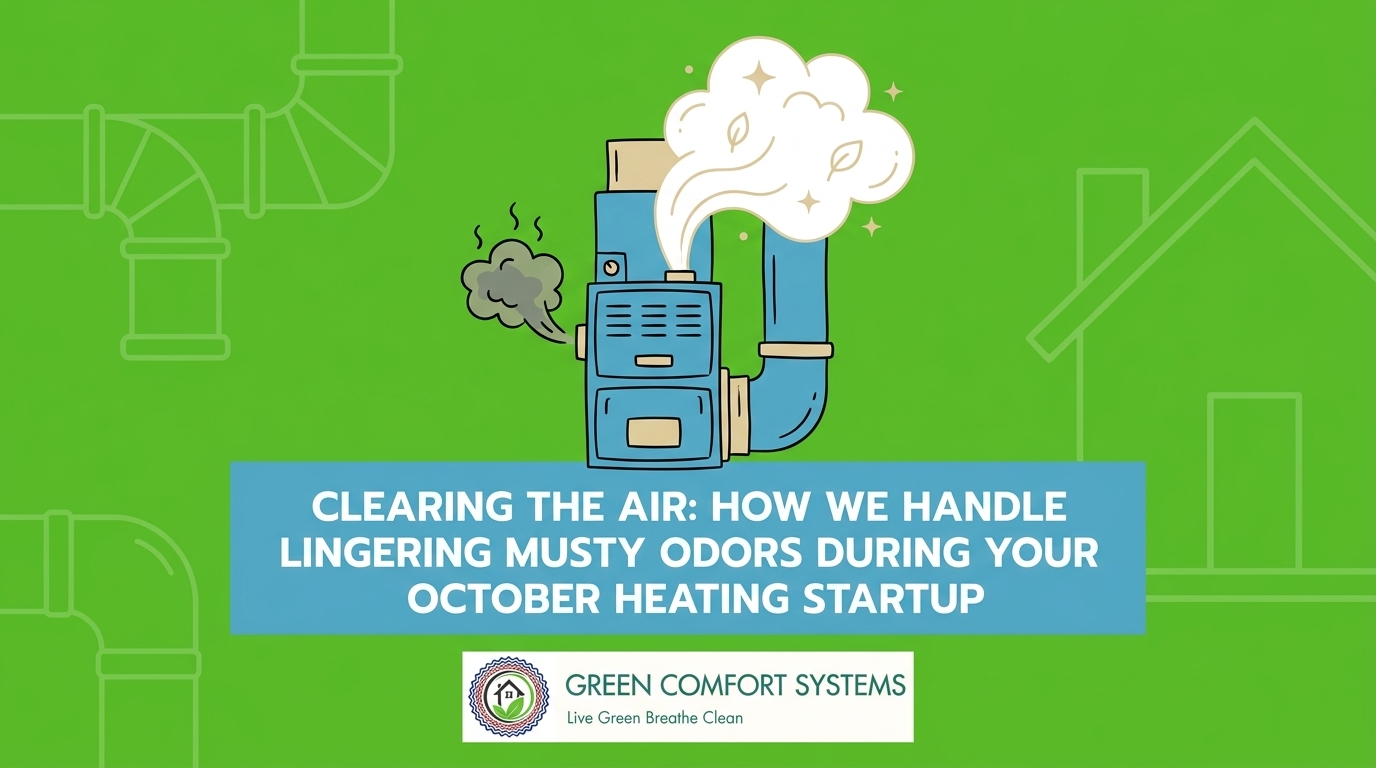 Clearing the Air: How We Handle Lingering Musty Odors During Your October Heating Startup