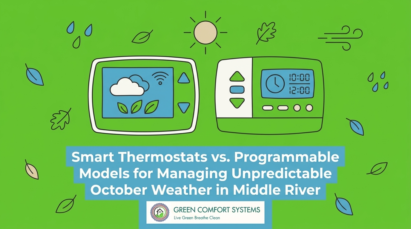 Smart Thermostats vs. Programmable Models for Managing Unpredictable October Weather in Middle River