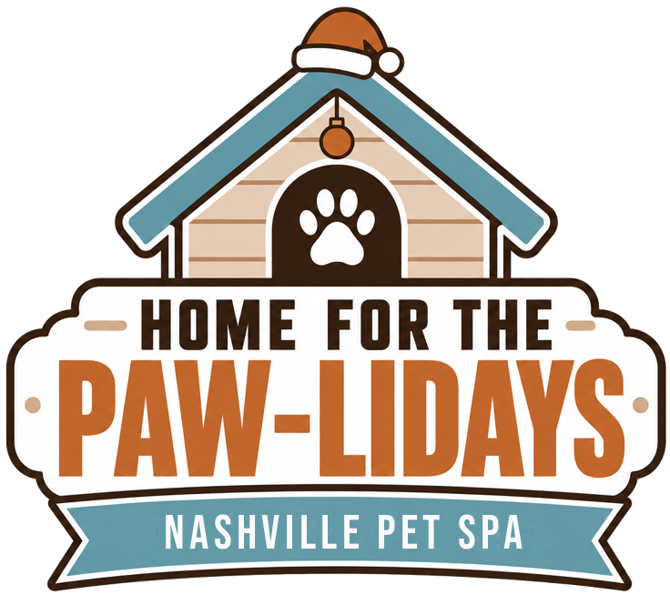 Home for the Paw-lidays at Nashville Pet Spa logo