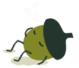 Huslíček spí – ilustrace.