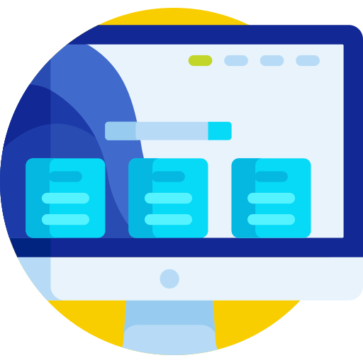 Icon van een computer