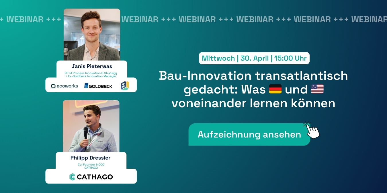 Bau-Innovation: Was Deutschland  und die USA voneinander lernen können