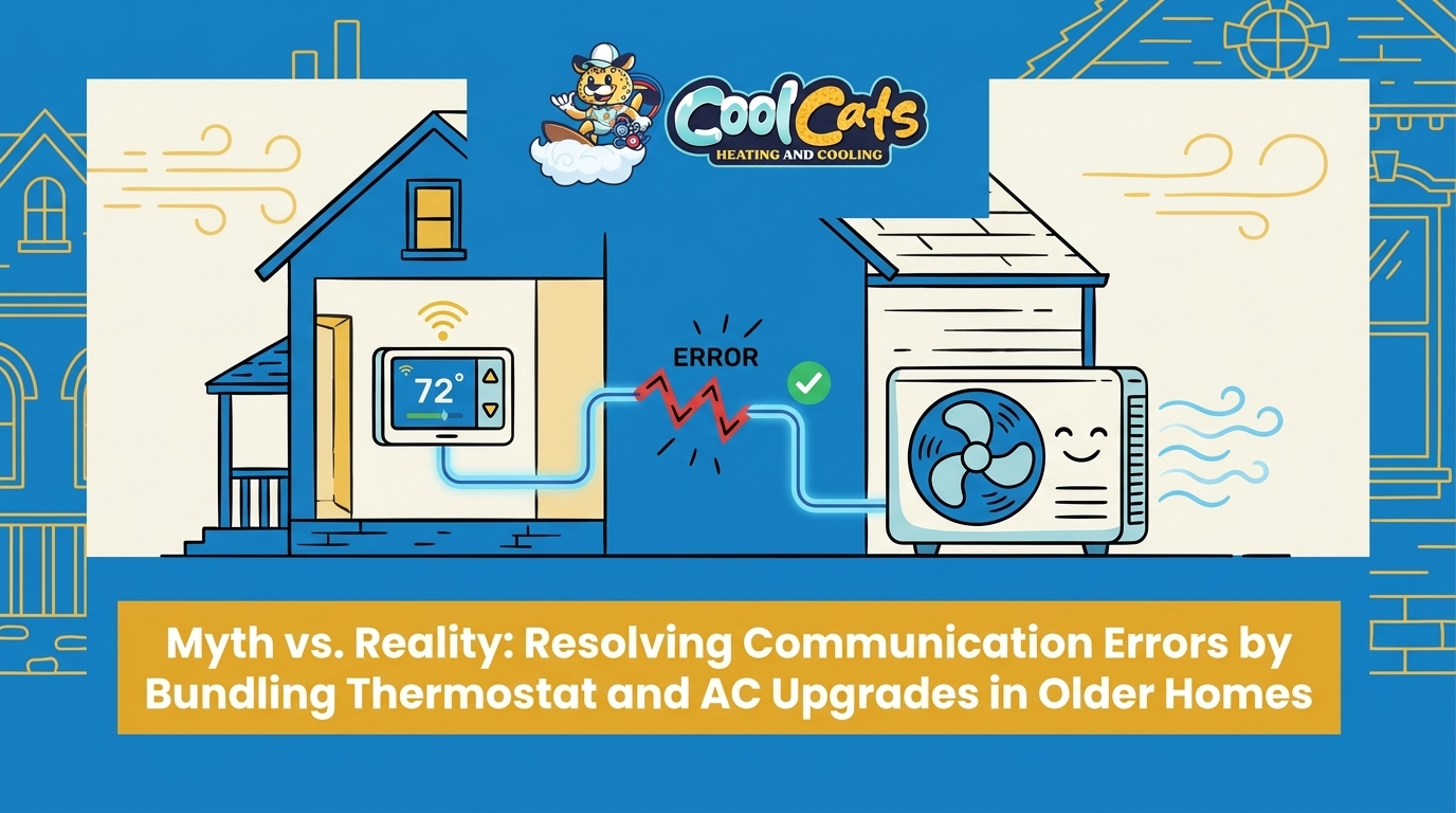 Resolving Communication Errors by Bundling Thermostat and AC Upgrades in Older Homes