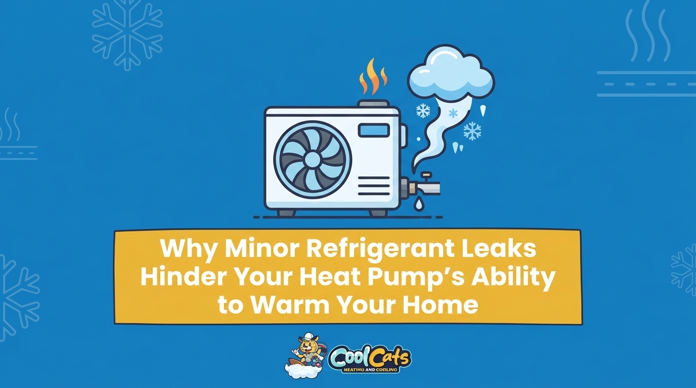 How Minor Refrigerant Leaks Hinder Your Heat Pump's Ability to Warm Your Home