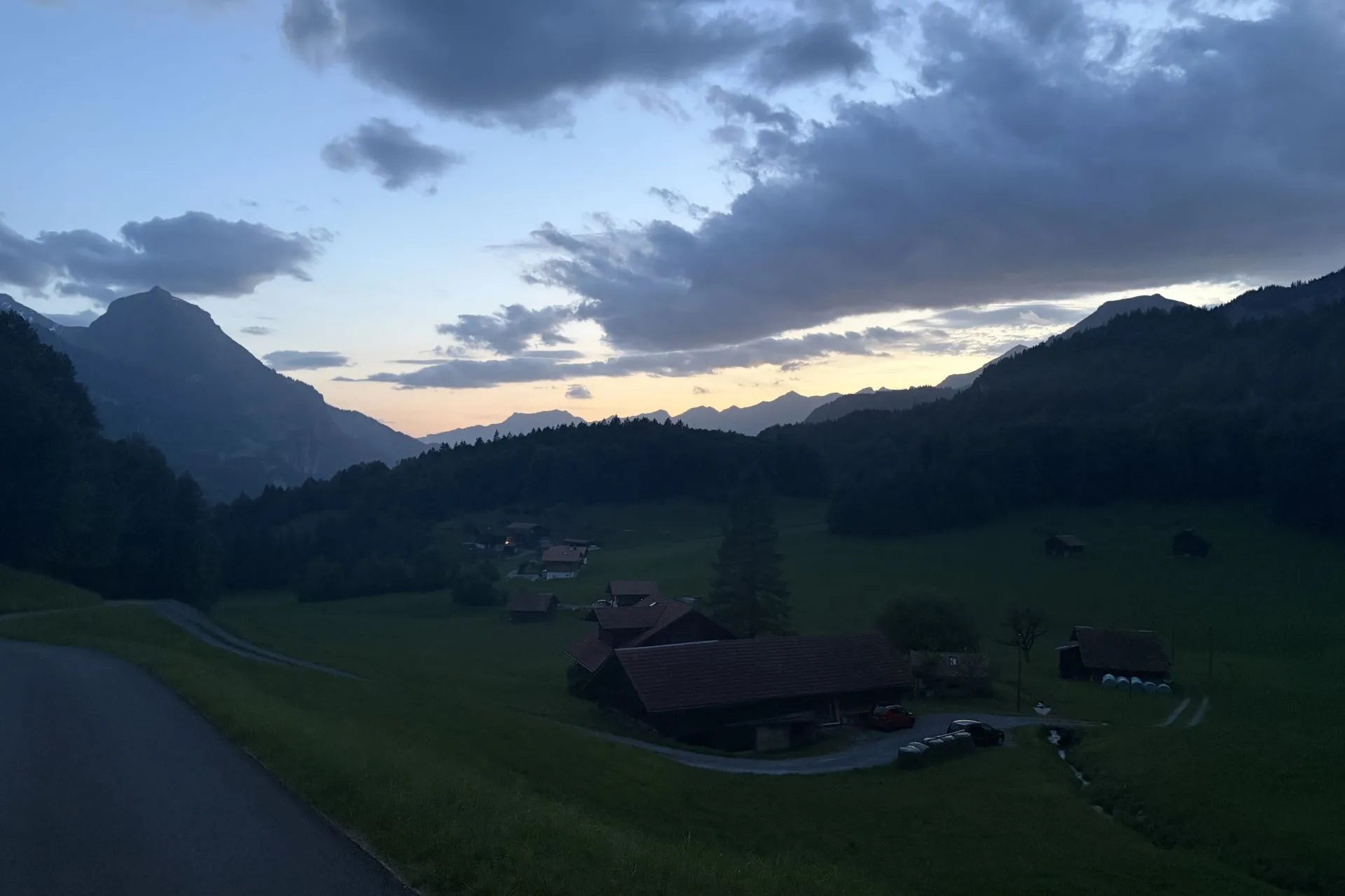 Abendstimmung unterwegs auf dem Hope 1000