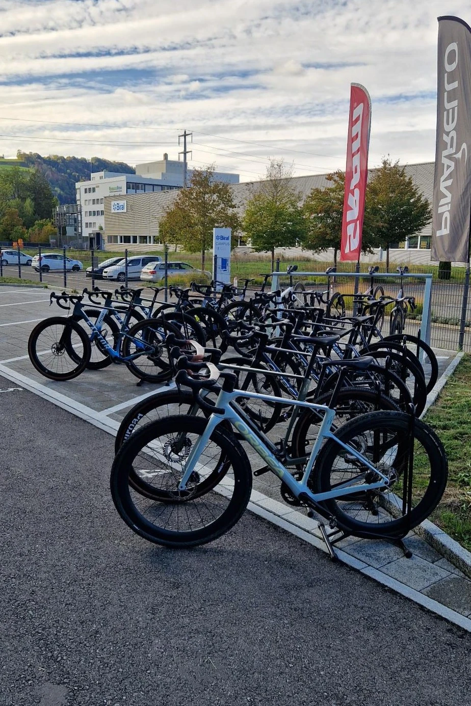 Testbikes im Bikeshop bei Bern