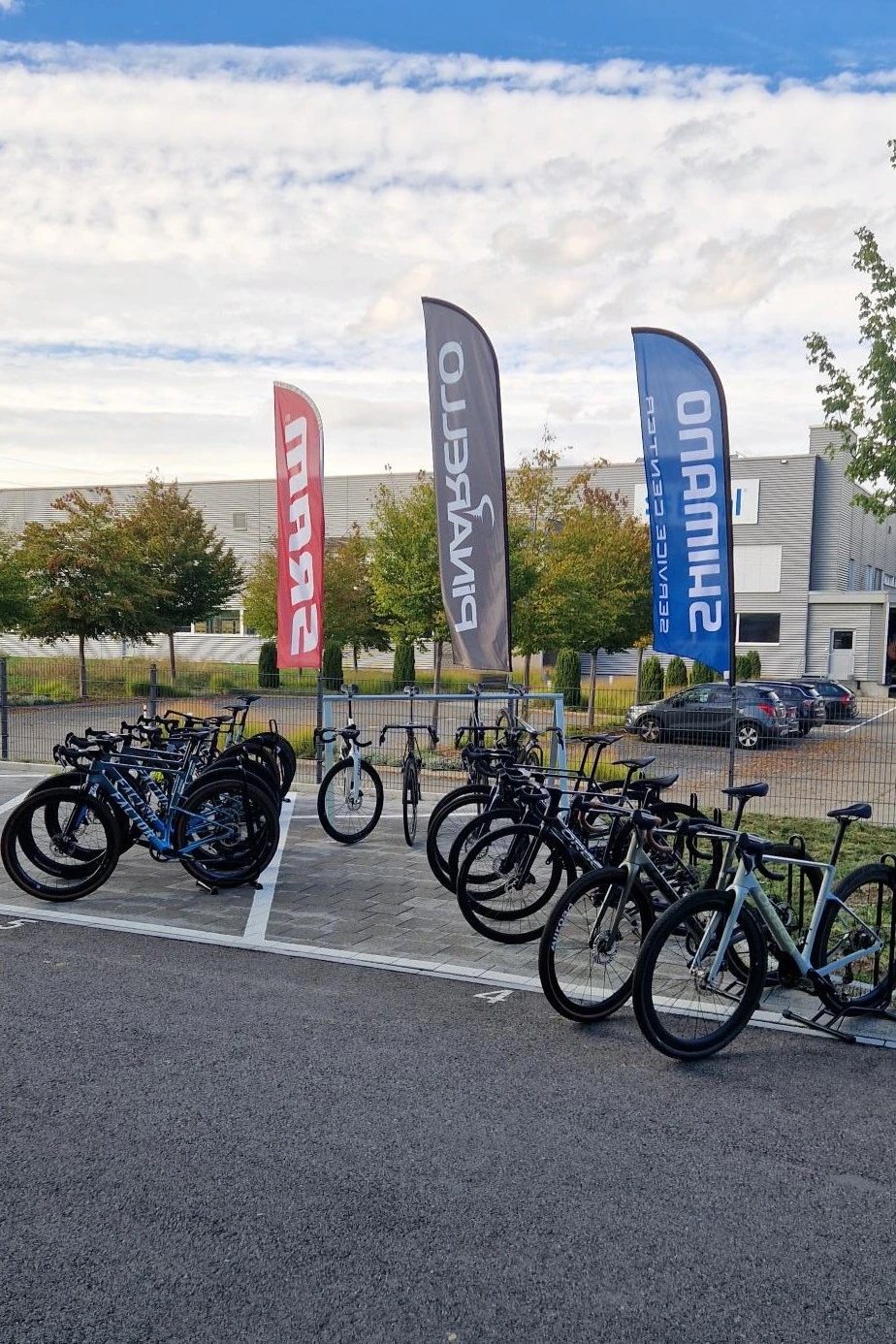 Rennvelos zum Testen bei 3P Cycles