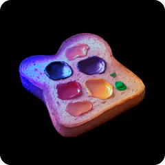 toast with multicolored jam ppc marketing