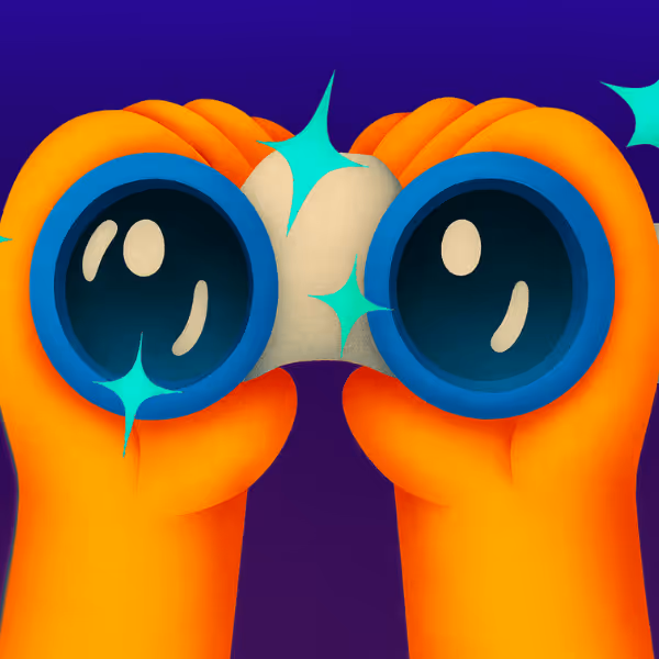 binoculars representing web3 audience discovery