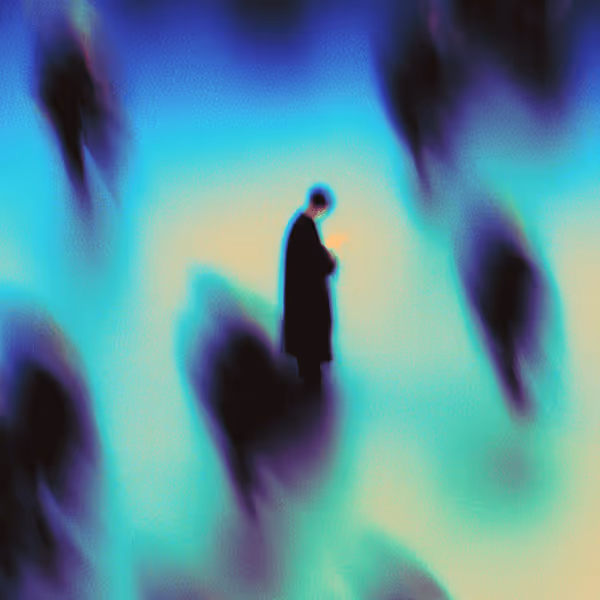 man in a crowd signifying crypto target audience