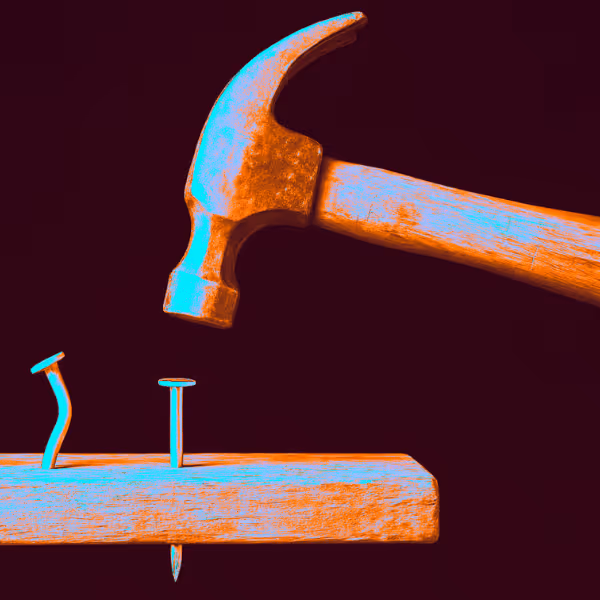 hammer and nail representing crypto pr mistakes