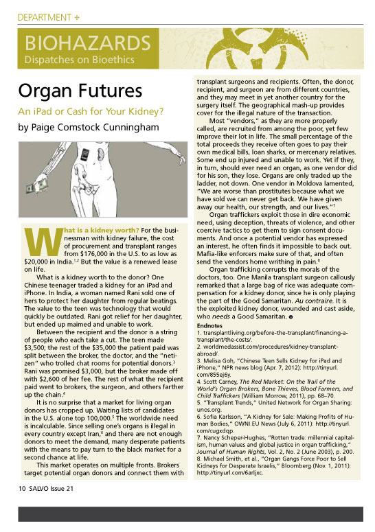 Organ Futures Cover Image