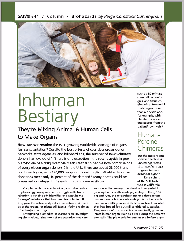 Inhuman Bestiary Cover Image