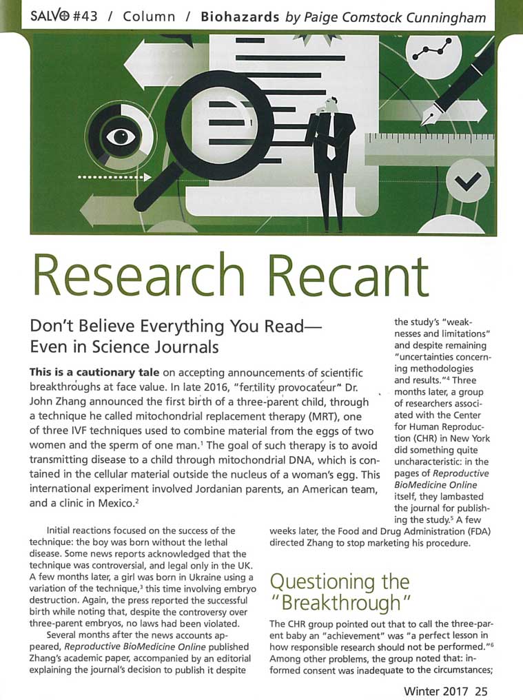 Research Recant Cover Image