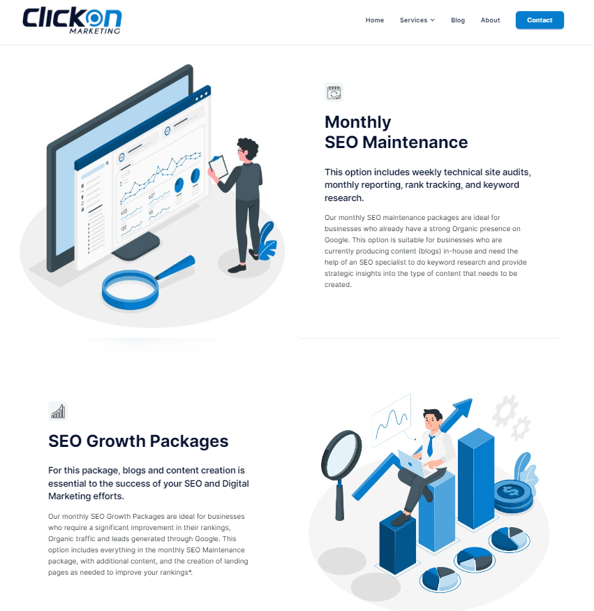SEO Copywriting best practices - how to break up content