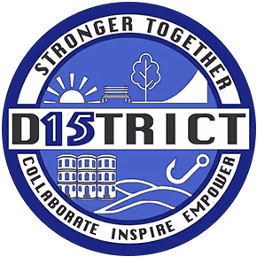 District 15 logo