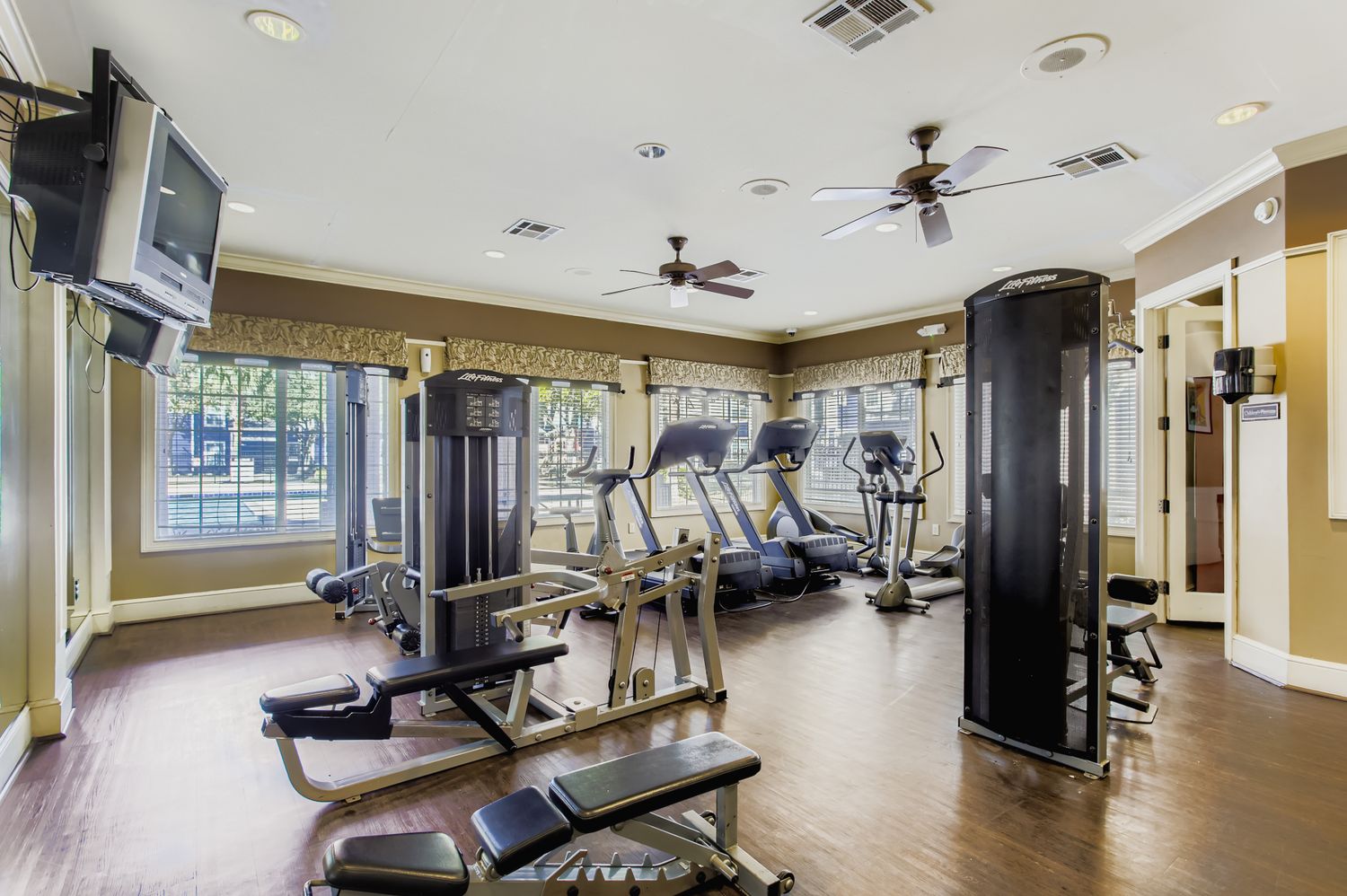 Fitness center television