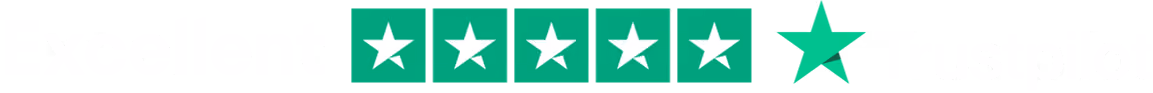 Excellent star rating from Trustpilot