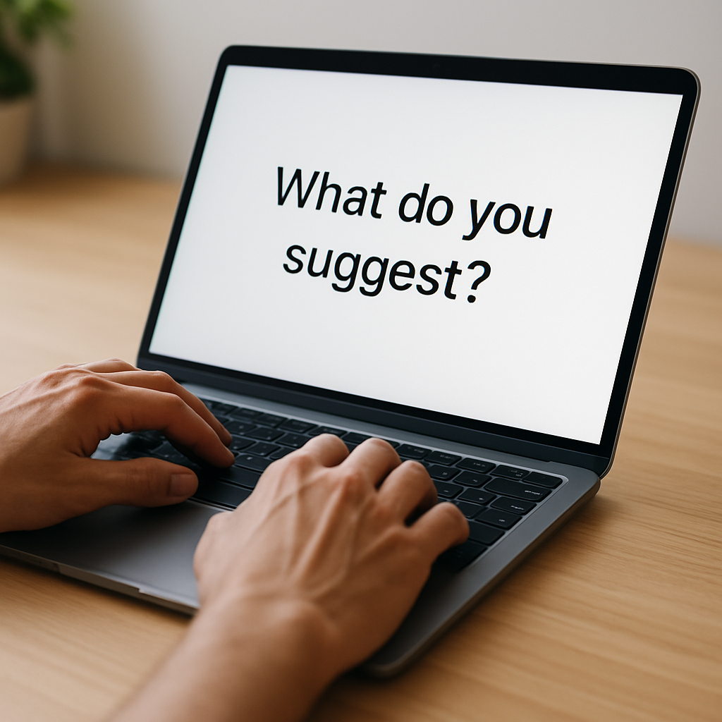 AI education class for organizing health questions and personal data