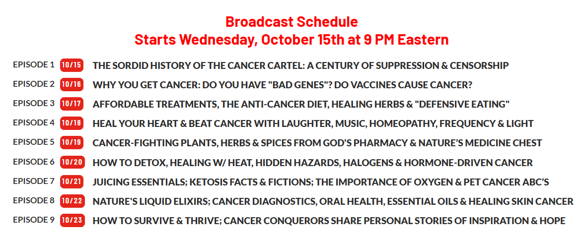 Cancer education series promotional image