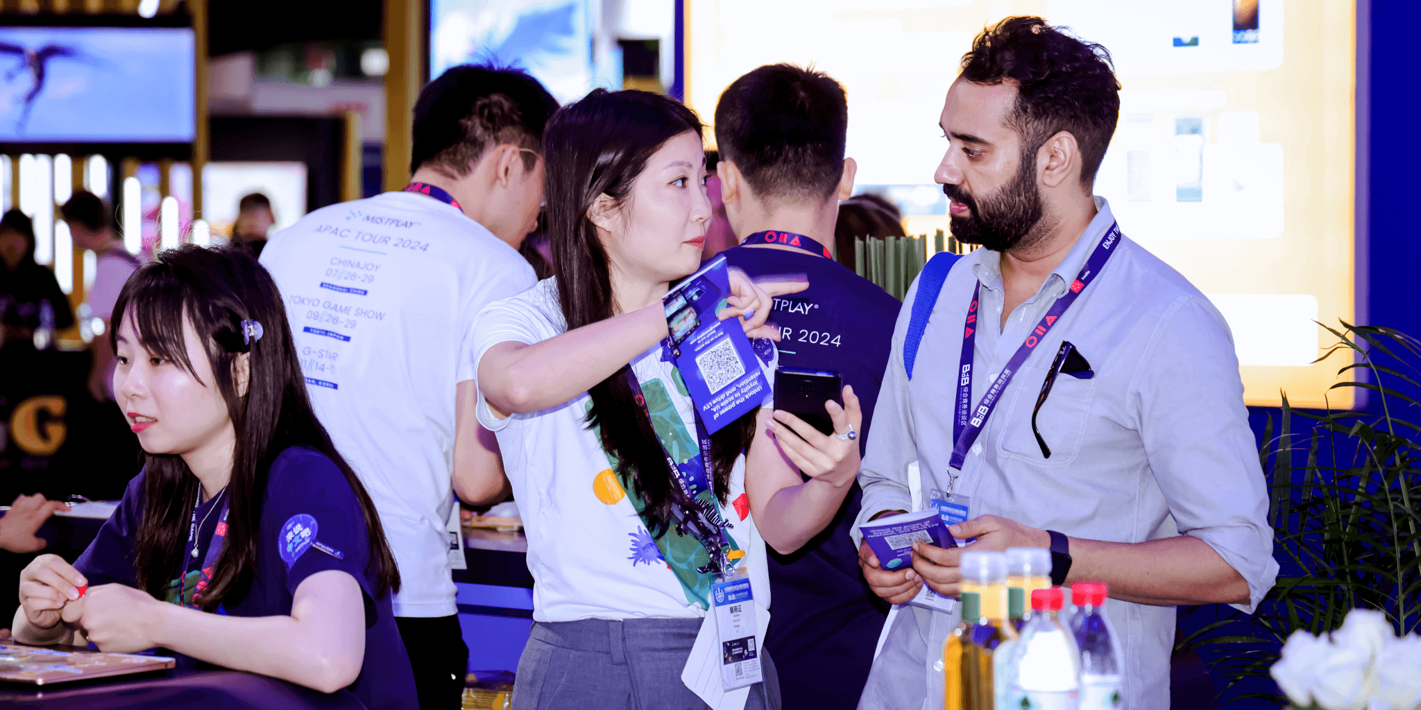 Mistplay employees at ChinaJoy 2024