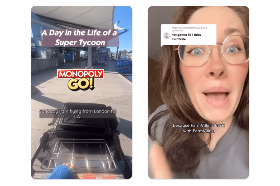 mobile game advertising, ugc