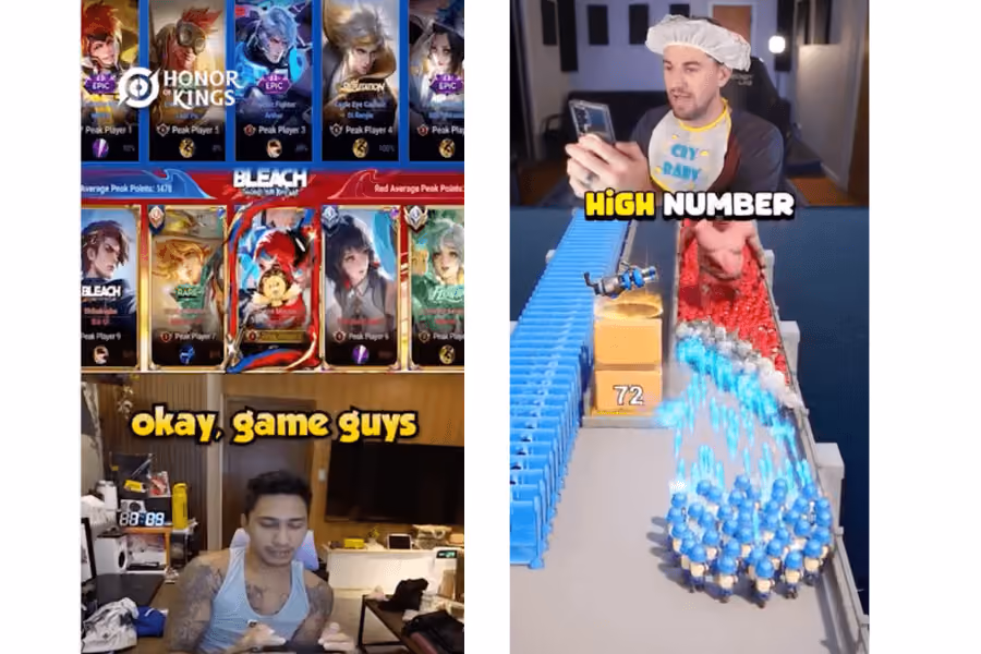 reaction videos midcore games