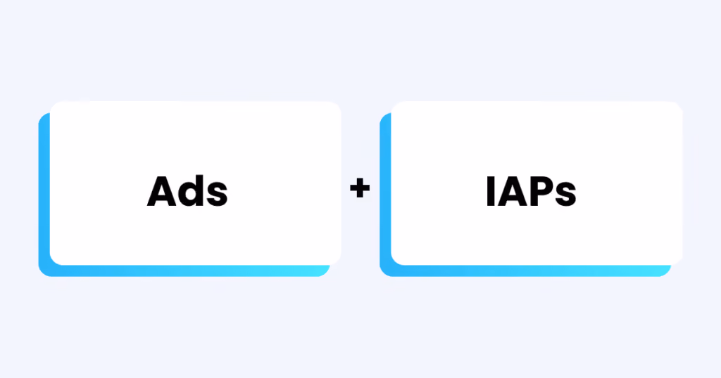 hybrid monetization ads and in app purchases
