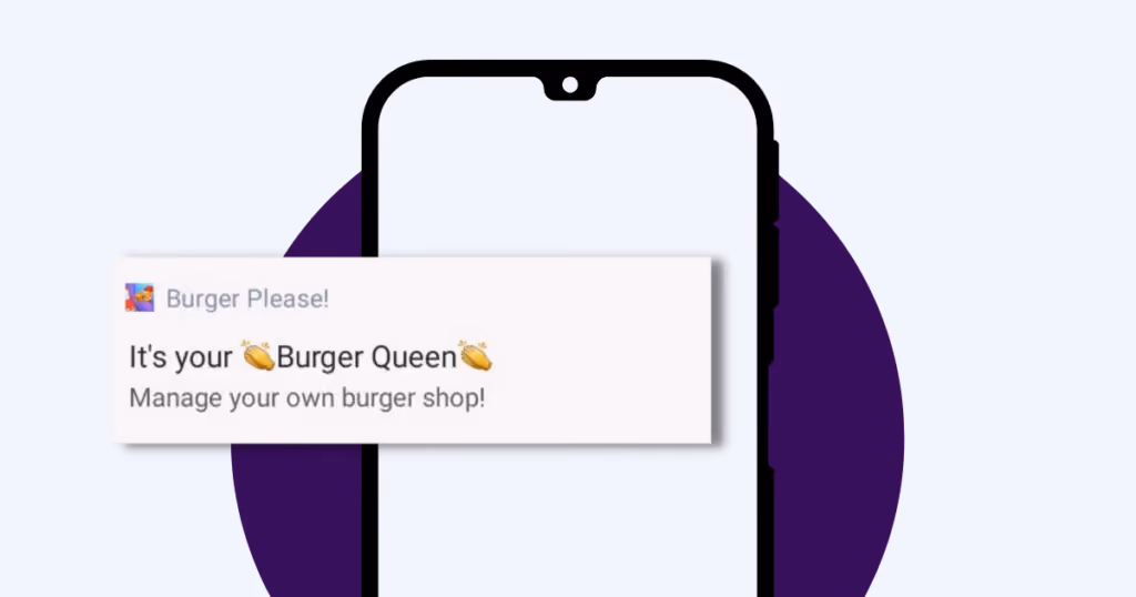 burger please example